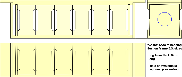 Alternative Hanging Section Frame