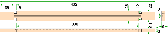 APEX Type 2B Topbar compatible with B.S. frames