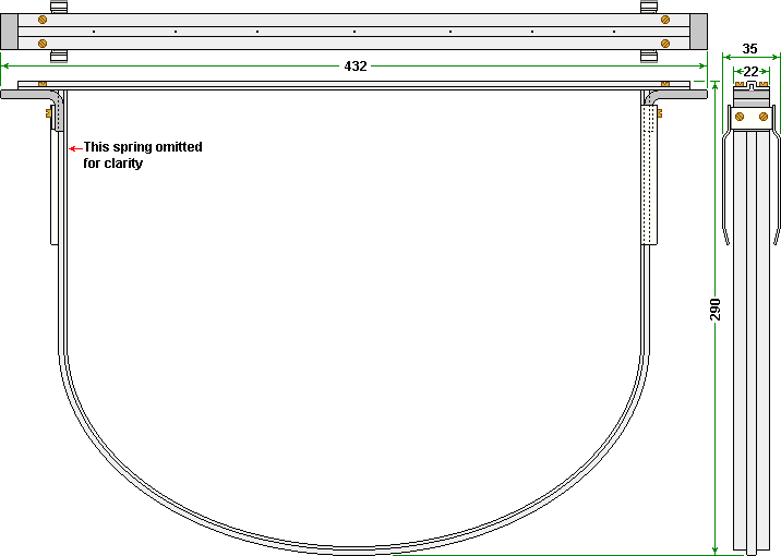 Aluminium Catenary frame