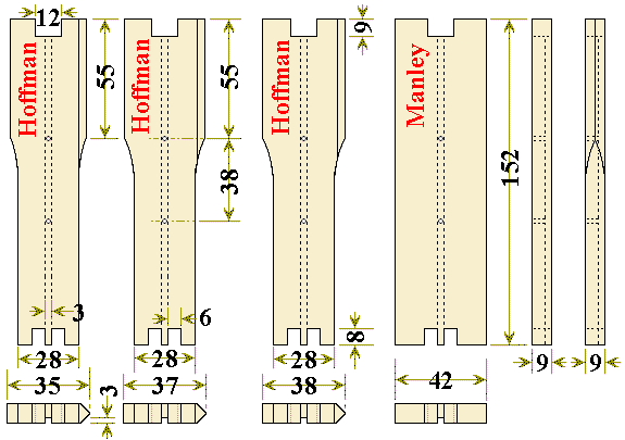 Shallow Commercial Side Bars Drawing