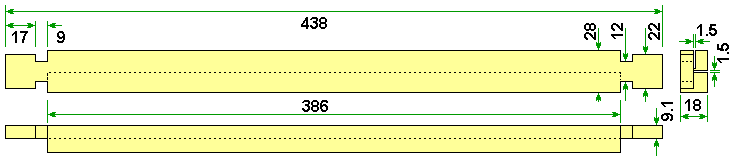 Commercial Top Bars Drawing