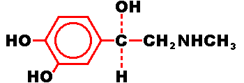 epinephrene molecular structure