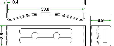 ETD29 core assemby clip