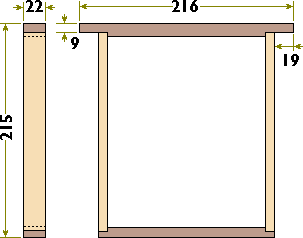 Half Width B.S. Frame