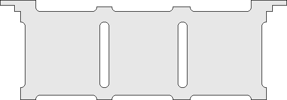 Plain Hanging Section Divider