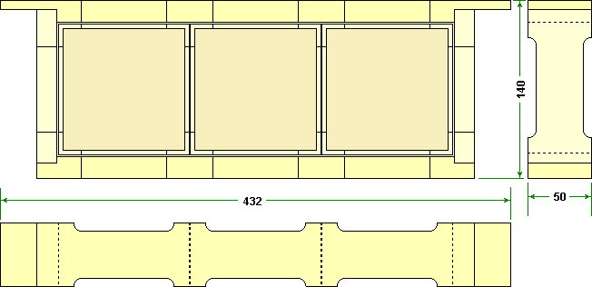 Conventional Hanging Section Frame