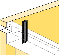 Plastic Hoffman adaptor inside a super