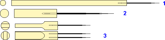 Conventional mounted needles