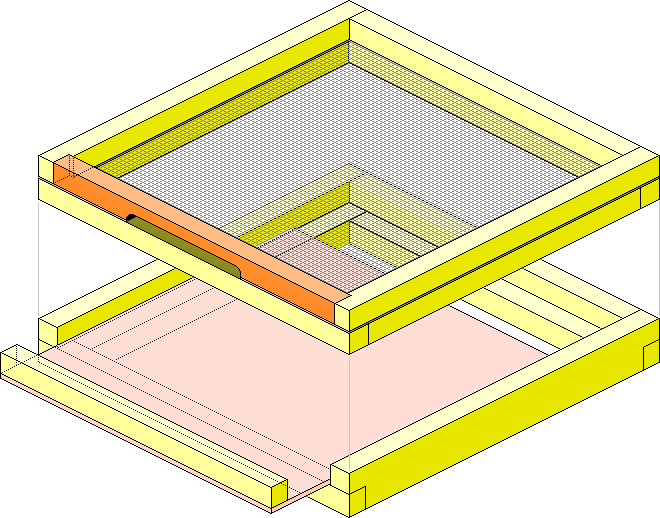 Open Mesh Floor with removeable tray