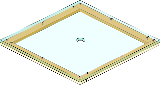 Perspex Quilt for top bee space National Bee Hive