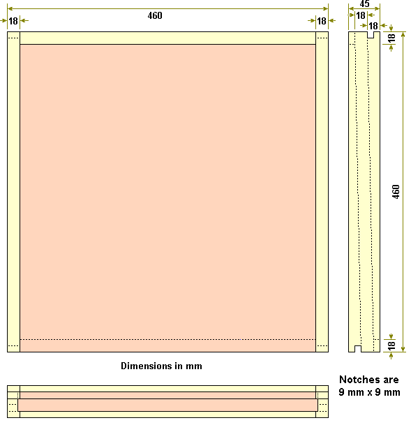 Sundown Floor for National Bee Hive