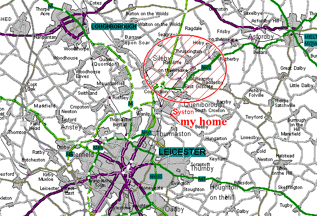 Syston map