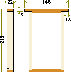 1/3rd Width B.S. deep Frame