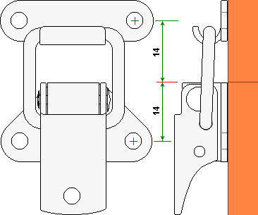 Method of fixing small toggle fasteners