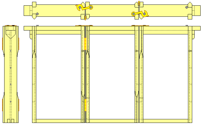 Trifold Frame set straight