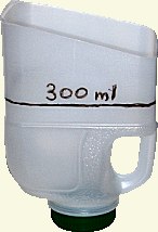 One pint milk carton, 300ml scoop