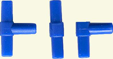 adaptors for 4 mm bore soft plastic tubing