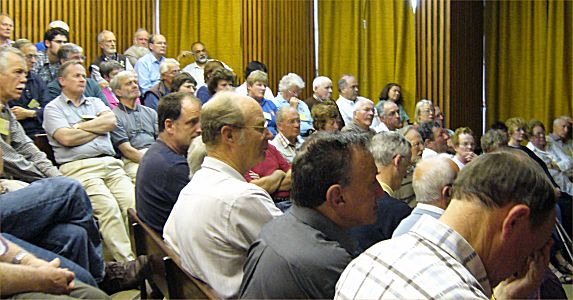 Lectureship Audience gathering