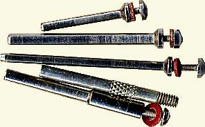 Selection of Dremel type mandrels