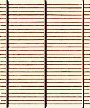 half width panel of a National sized DRONEX grid shown at 50 pixels per inch