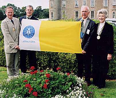 Apimondia flag, Photo... Michael Gleeson