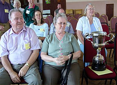 Norman and June with the cup