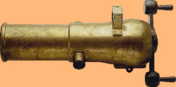 Side view of the Vandenburgh volley gun