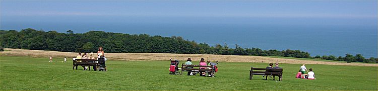 View out to sea from Ardgillan Castle